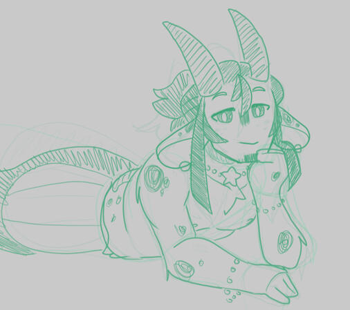 Wyvern arcanum sketch Wyvern arcanum sketch